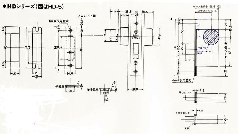 ゴールHD本締錠